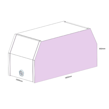 1000L Two Door Canopy