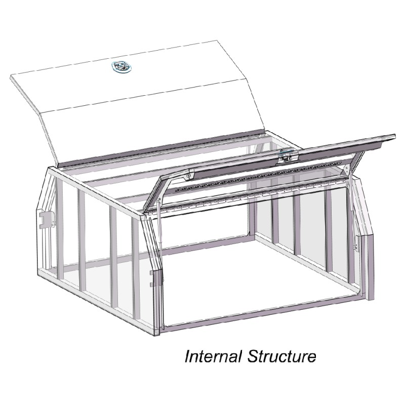 1600L Two Door Canopy
