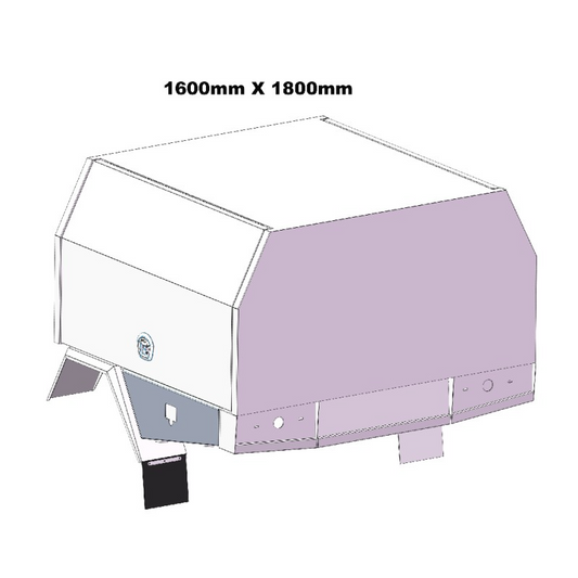 1600mm Service Body 2 DOOR
