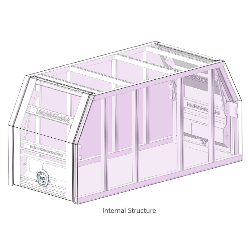 1000L Two Door Canopy