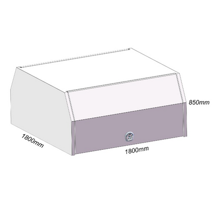 1800L Two Door Canopy