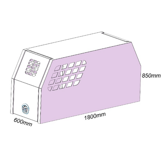 600mm half dog boxes